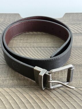 True Religion Men's Chuck Reversible Leather Belt Brown/Black Size 38
